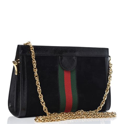 gucci suede handbag|gucci ophidia shoulder bag black.